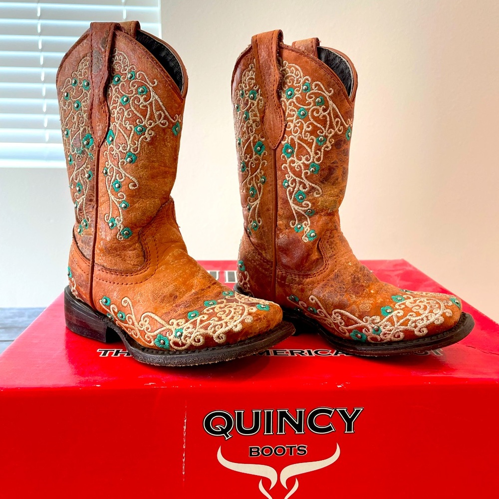 Quincy brand kids cowboy boots